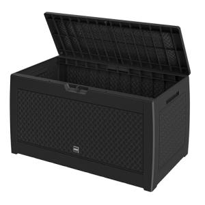 CASARIA® Arcón Jardín Exterior Baúl Almacenaje 310L con 4 R…