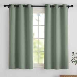 PONY DANCE Cortinas Cortas para Ventanas Curtains Blackout…