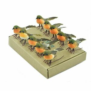 10pcs Robin pájaro árbol de Navidad decoración manualidades…