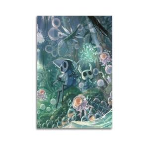 VZRSQZK Póster decorativo de anime Hollow Knight para pared…