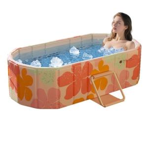 XUDREZ Baño de hielo y baño caliente portátil plegable para…