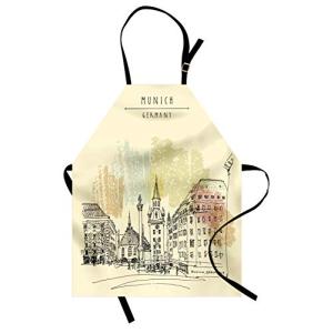 ABAKUHAUS Alemania Delantal de Cocina, Viejo Ayuntamiento M…