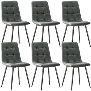 JIJIAN Pack de 6 Sillas de Comedor, Sillas de Cocina en Tej…