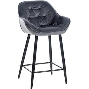 CLP Taburete De Bar Gibson 76 En Terciopelo I Silla Alta De…
