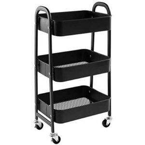 DOEWORKS Carrito Auxiliar con Ruedas Carro de Almacenamient…