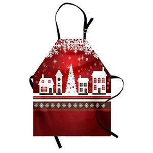 ABAKUHAUS Navidad Delantal de Cocina, Tema Festividad de In…