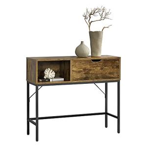 [en.casa] Mesa Consola de Metal y MDF Tranemo 92 x 30 x 80…