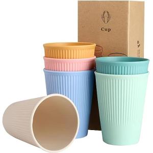 Goevcclei Vasos Plastico,6 colores Vaso de Plástico de PP V…