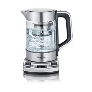SEVERIN - Hervidor de té y agua de cristal con elevación au…