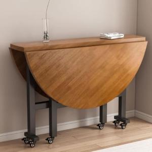LRHELPBNR Mesa Plegable De Comedor para 4-6 Personas Mesa D…