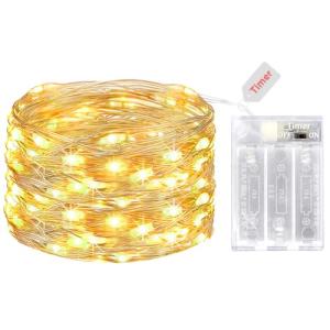 litogo Guirnalda Luces Pilas, Luces LED Pilas con Temporiza…