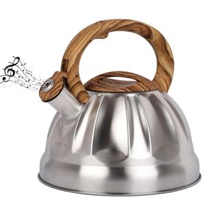 Belle Vous Tetera Plateada 3L de Inducción con Silbato - He…