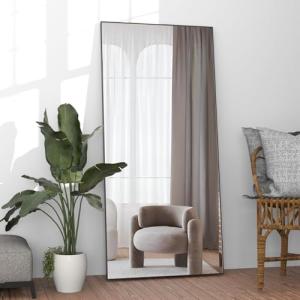 NEUWEABY Espejo de Cuerpo Entero 165 x 60 cm Espejo de Suel…