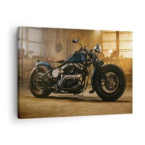 ARTTOR Lienzos decorativos Harley-Davidson Moto Motor Cuadr…