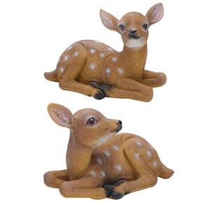 2 Unids Sika Ciervo Estatua Escultura Adornos Animal Modelo…