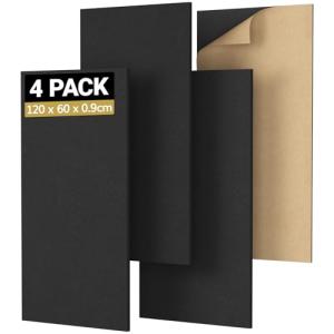 TONOR Pack 4 Paneles Acusticos, 120 x 60 x 0,9 cm, Paneles…