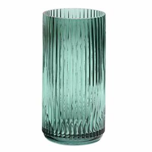 BESPORTBLE Jarrón cilíndrico de cristal, diseño moderno de…