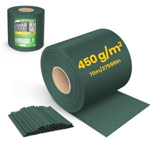 VOUNOT® Tiras de Pantalla de Privacidad de PVC 450g/m², Cin…