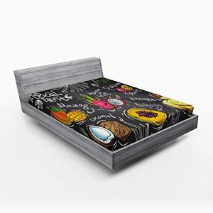 ABAKUHAUS Fruta Sábana Elastizada, Mango Papaya Fruta del d…