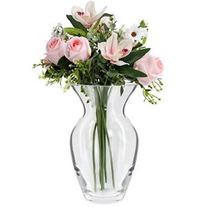 Belle Vous Jarrón Decorativo Vidrio Transparente 18 cm - Ja…