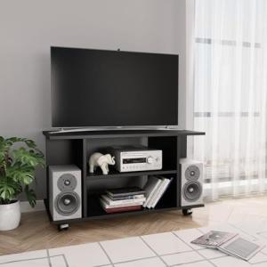 Juroupi Mueble de TV con Ruedas Madera Mueble TV Salon Mueb…