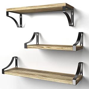 Pipishell Baldas Pared Estanteria de 3 Niveles Estante Made…