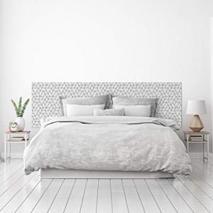 MEGADECOR Cabecero Cama PVC Decorativo Económico Trama de L…