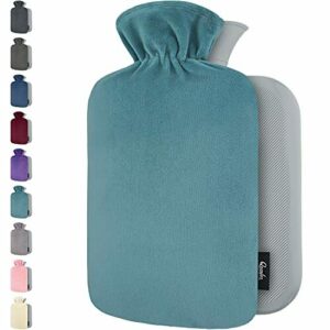 Bolsa de Agua Caliente con Funda - Funda de Vellón Premium…