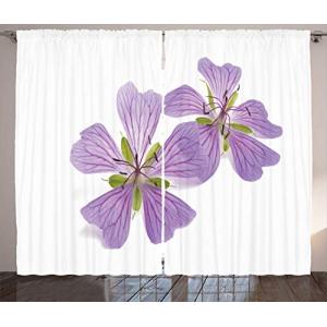 ABAKUHAUS geranios Cortinas, Foto de Flores y capullos, Sal…