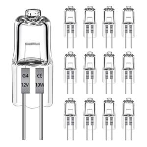 Morotty Paquete de 12 Bombillas Halógenas G4 12V 10W 120LM,…