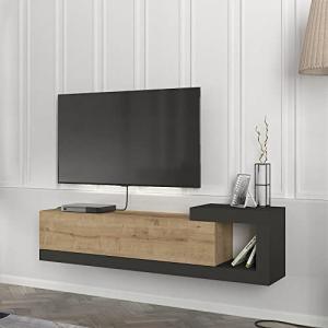 [en.casa] Mesa TV Flotante con Compartimentos Capacidad Máx…