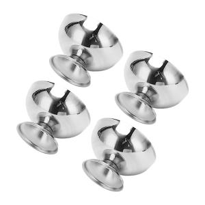 Juego de 4 tazas de helado de acero inoxidable de grado ali…