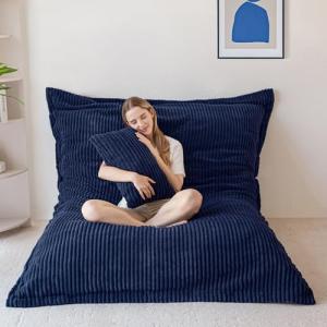 MAXYOYO Puff Gigante, Funda Extraíble de Pana Suave, Cojín…