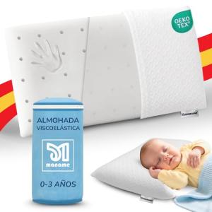 Almohada Bebe Plagiocefalia Antiahogo Viscoelástica Antiref…