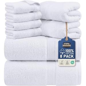 Utopia Towels - Juego de Toallas Premium de 8 Piezas, 2 Toa…