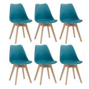 JZGORC Juego de 6 Sillas de Comedor, Sillas de Cocina Nórdi…