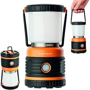 DUNLOP Lámpara LED de camping para exteriores, 1000 lúmenes…