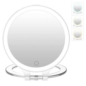 FASCINATE Espejo de Maquillaje Recargable con 3 Modos de Il…