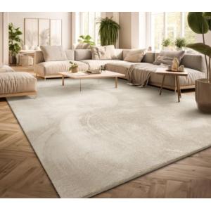 TT Home Alfombra Salón Pelo Corto Monocolor Diseño Moderno…