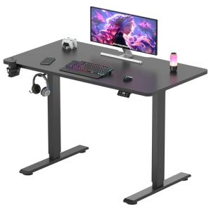 SANODESK QS-Gaming Escritorio Elevable Eléctrico 110x60 cm,…