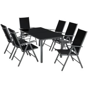 TecTake® Conjunto Muebles Jardín Exterior 7 Piezas, Mesa y…