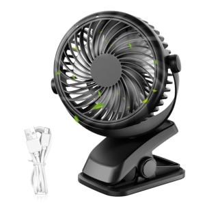 QHUI Mini Ventilador de escritorio, Ventilador de refrigera…