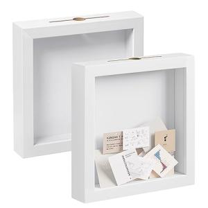 EUGAD Juego de 2 Marcos con Profundidad 30x30 cm, Caja de S…