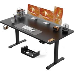 Homall 140x70 CM Escritorio Elevable Regulable en Altura，Es…
