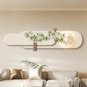 Arte de pared 3D con luz LED cálida, Estante De Escultura D…