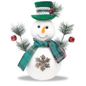 com-four® Figura muñeco de Nieve Talla L -Ideal como decora…