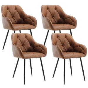 WOLTU 4X Sillas de Comedor Sillas de Cocina con Respaldo y…