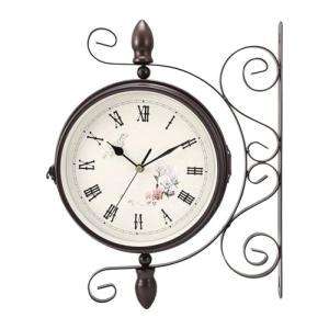 Reloj de Pared de Doble Cara, Reloj de estación de Tren de…