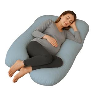 HALVERIA® Almohada Embarazada Azul Claro | Almohada Cuerpo…