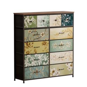 UnbYuro Cómoda de tela con cajones para dormitorio, pasillo…